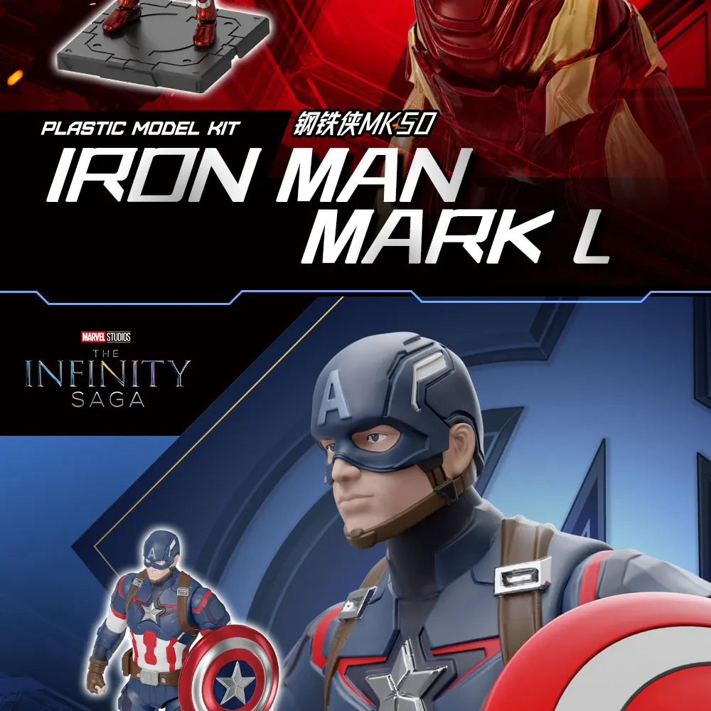 Los Vengadores Original Fondjoy Iron Man MK50 Iron Spider Thor Thanos Hulk figura de acción modelo colección de figuras móviles juguete para niños