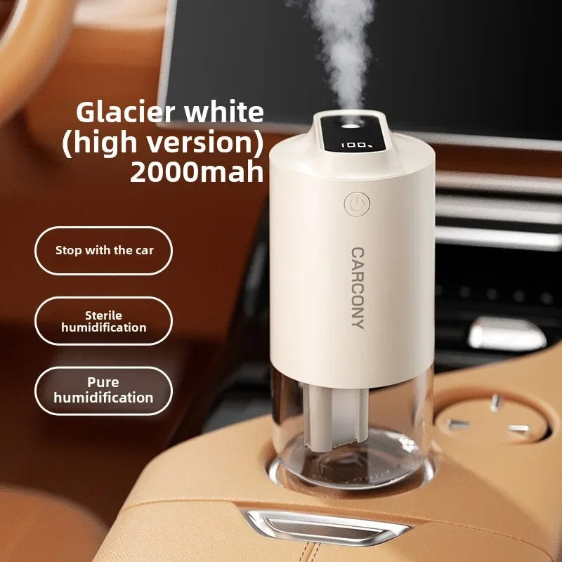Humidificador purificador de aire para coche con difusor de aromas inalámbrico