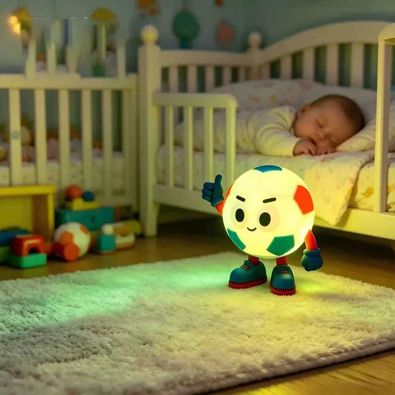 Lámpara Nocturna de Fútbol de Silicona para Niños
