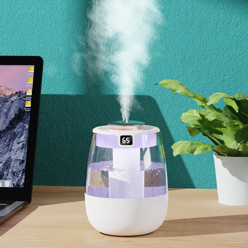 Humidificador Doble Pulverización con Pantalla Digital