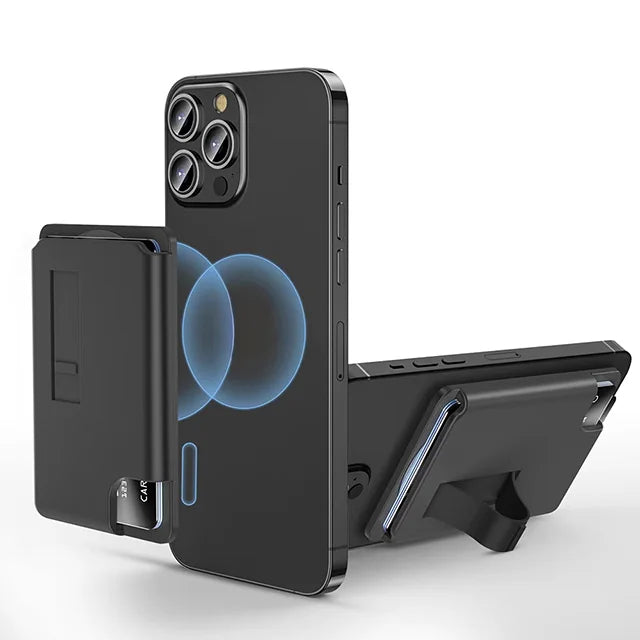 Funda Magnética 2 en 1 con Tarjetero para iPhone 16 15 14 Pro Max 13