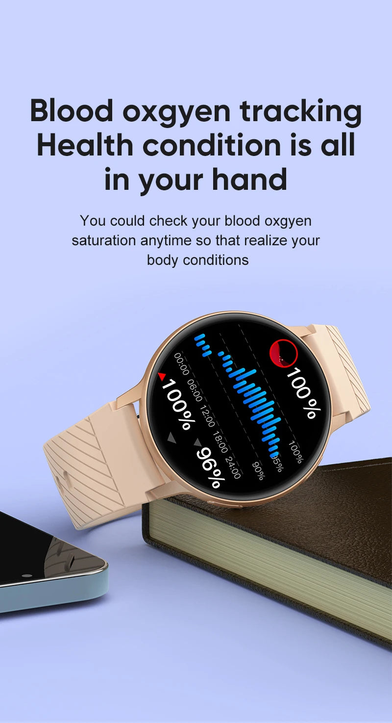 LIGE Reloj Inteligente Mujer Esfera Personalizada
