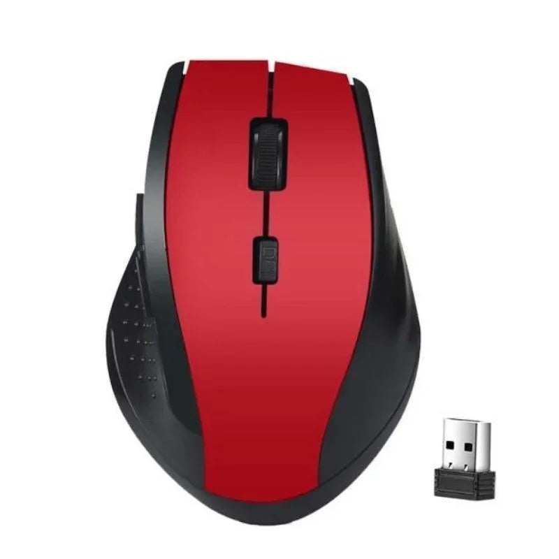 Ratón inalámbrico de 2,4 Ghz para ordenador, ratón para juegos de PC con receptor USB, accesorios para ordenador portátil