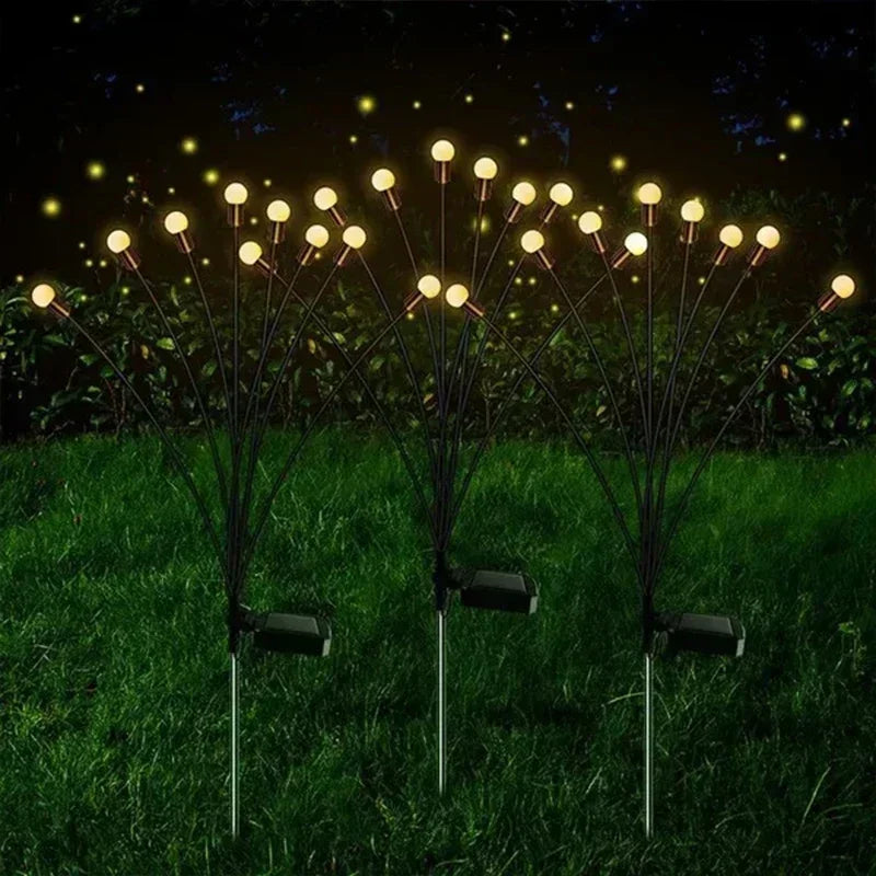 Luces LED Solares de Luciérnaga para Jardín