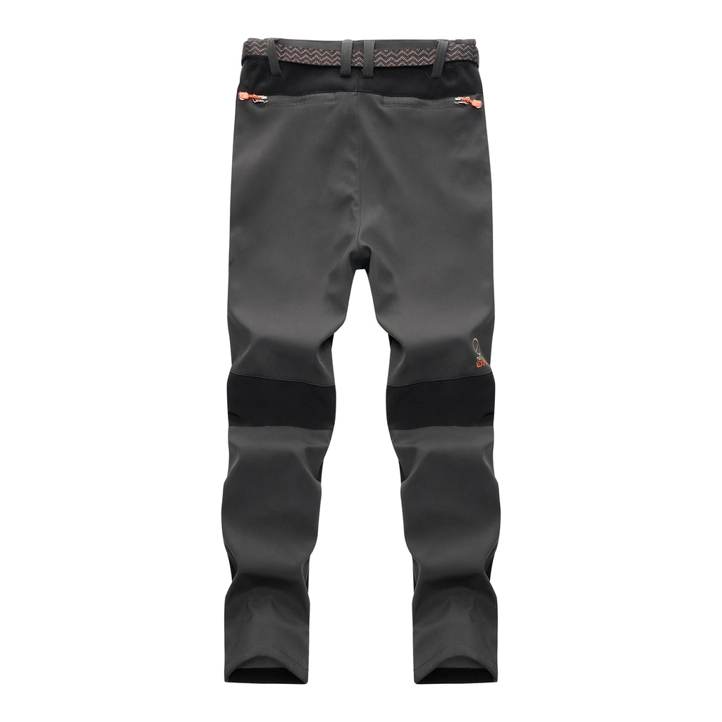 Pantalones de Senderismo Impermeables con Forro Polar para Hombre