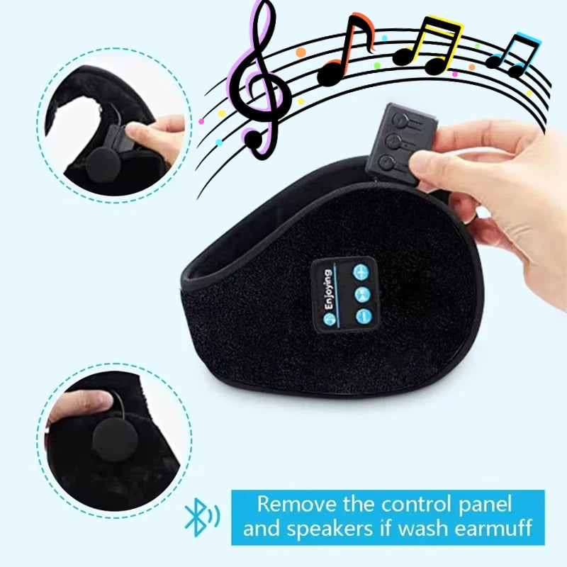 Orejeras Bluetooth Calentadoras Deportivas Invierno