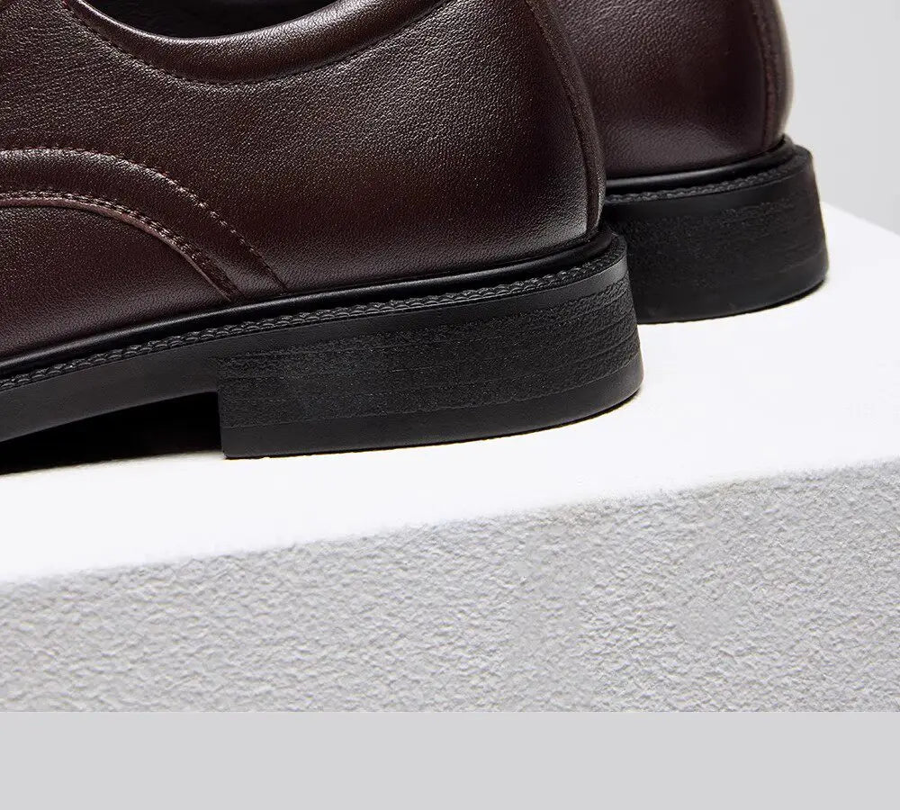 Golden Camel Zapatos informales para hombre, cómodos, antideslizantes, de cuero, con suela suave, zapatos planos para caminar, zapatos de vestir ligeros