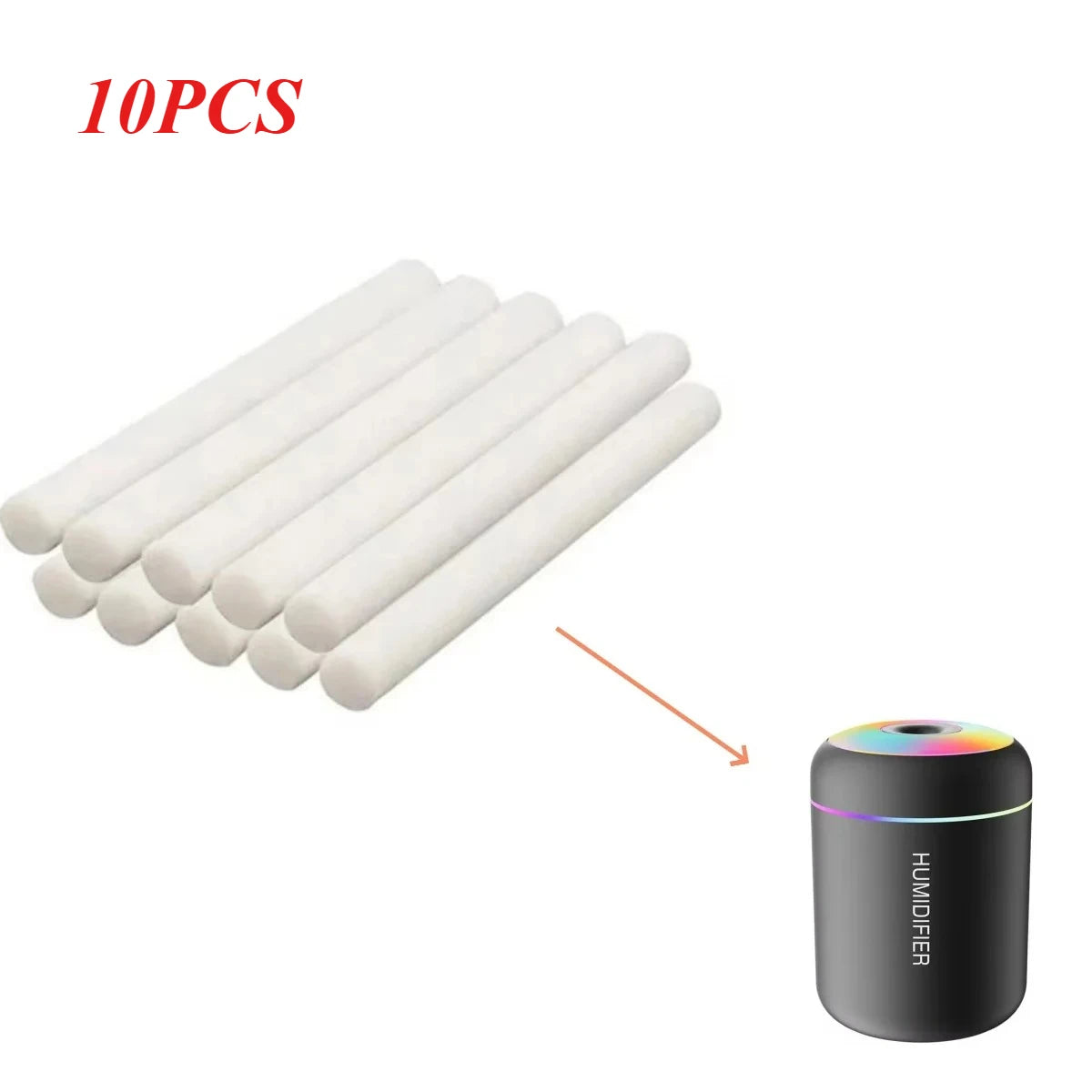 Pack de 10 filtros de repuesto para humidificador USB H09