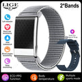 Pulsera inteligente ECG con monitor de salud, frecuencia cardíaca y ácido úrico, IP68
