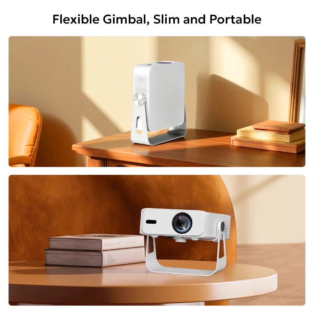 Proyector Mini Portátil Touyinger L9W Ultra Android Edition 1000ANSI Full HD con PTZ para Cine en Casa Inteligente