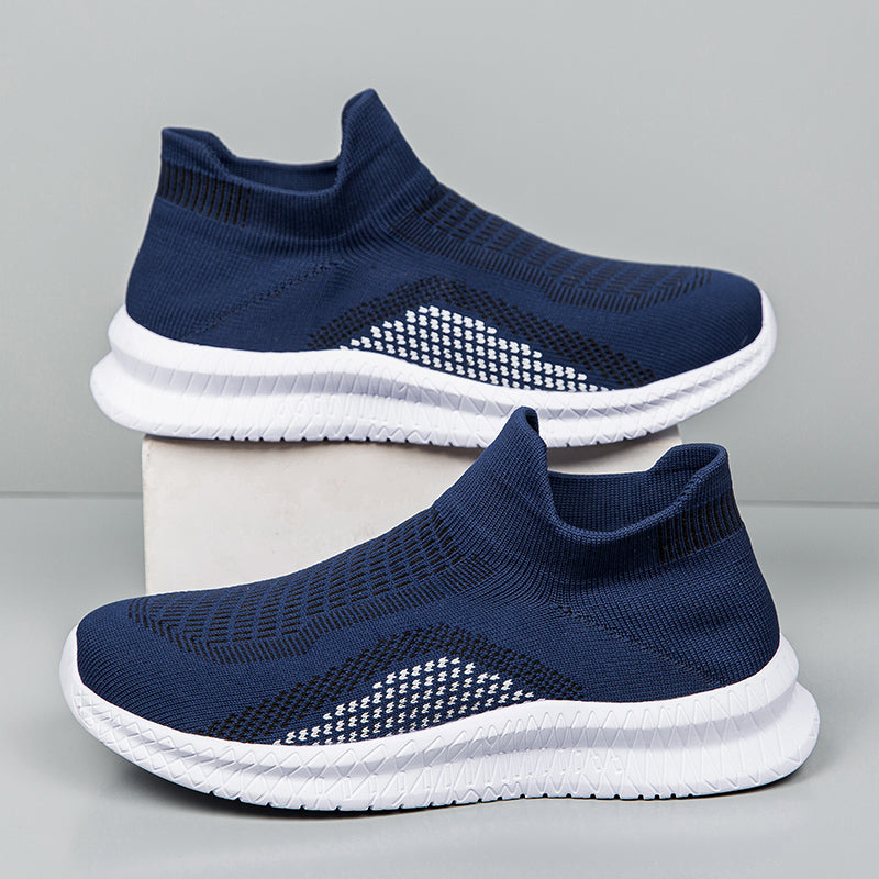 Zapatos transpirables para caminar para hombre, mocasines ligeros para exteriores, zapatos informales suaves y flexibles para hombre, calzado de moda, zapatillas de deporte 39-48