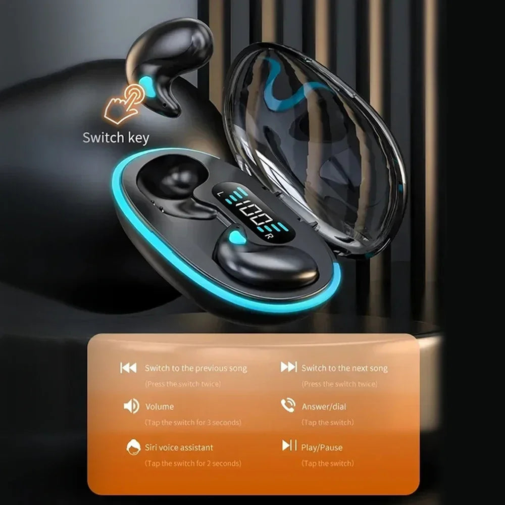 X55 Mini auriculares inalámbricos, cascos con reducción de ruido, Bluetooth 5,3, estéreo, HIFI, música