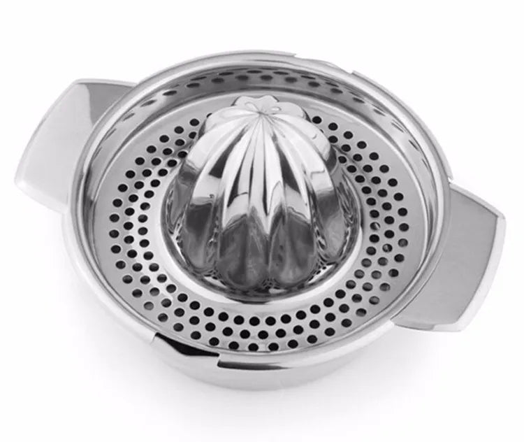 LMETJMA exprimidor de limón de acero inoxidable, exprimidor Manual para exprimidor de limón y naranja, escariadores, exprimidor de frutas y verduras, herramienta de cocina