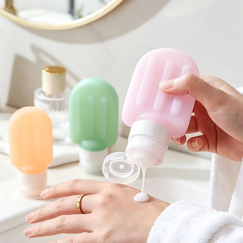 Set de 3 Botellas de Viaje para Cosméticos