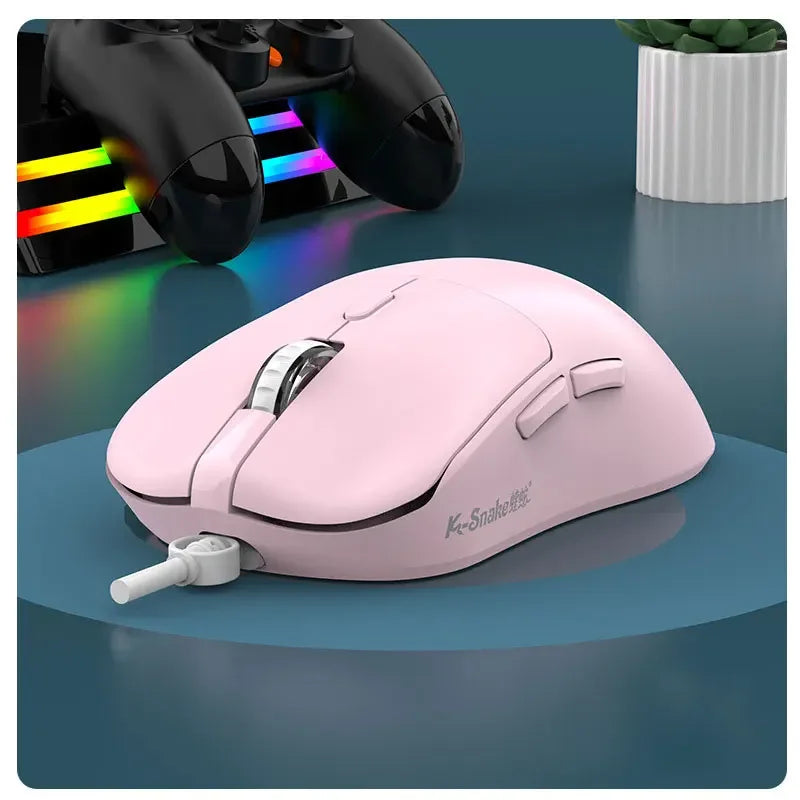 Mouse con Cable Lenovo M3, Ergonómico, 6 Botones, DPI Ajustable