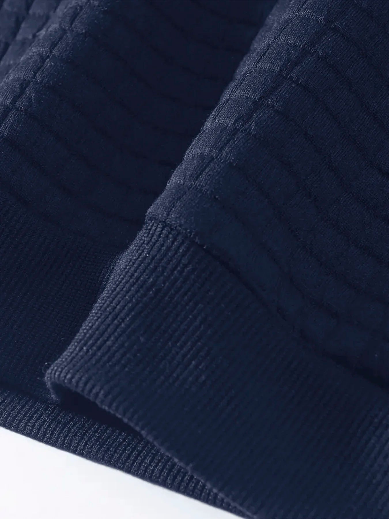 Suéter Jacquard de Cuello Redondo para Hombre - Manga Larga