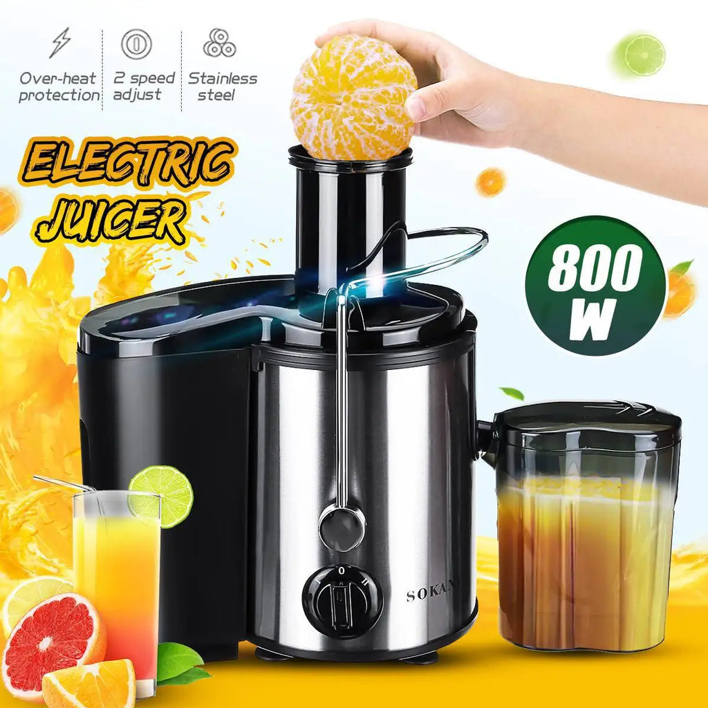Licuadora Exprimidora Eléctrica Multifunción 1.5L 800W