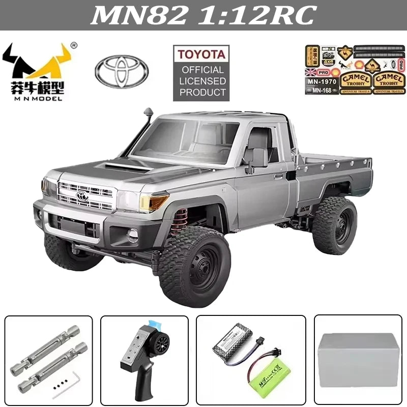 MN82 MN82S Toyota Rc 4x4 Rc CAR 2,4g 1/12 escala completa todoterreno Control remoto coche trepador de control remoto coche de juguete para regalo