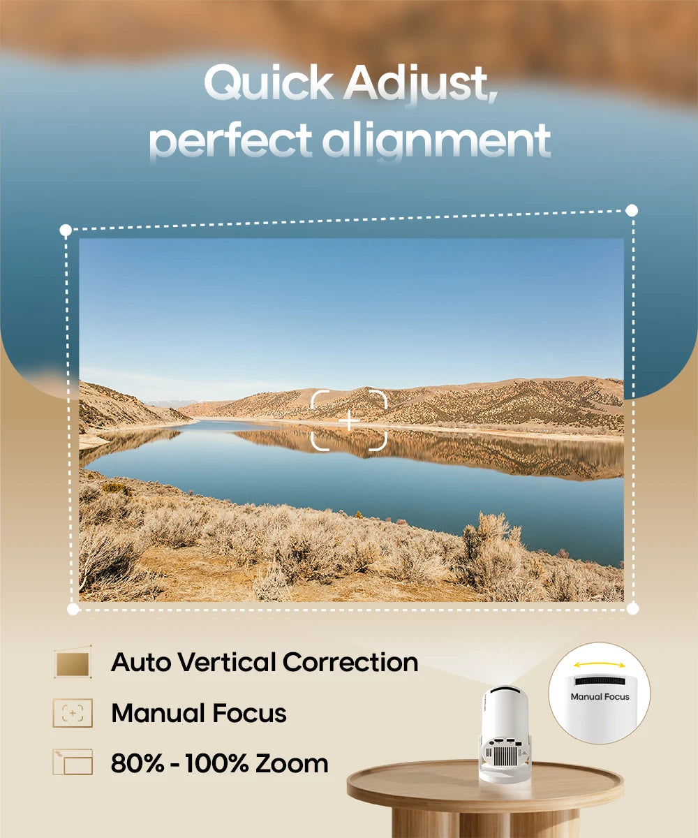 Proyector Magcubic HY300Pro+ 8k Android 14, Wifi Dual, 290ANSI, BT5.4, Proyector de Video para Cine, Portátil para Exteriores