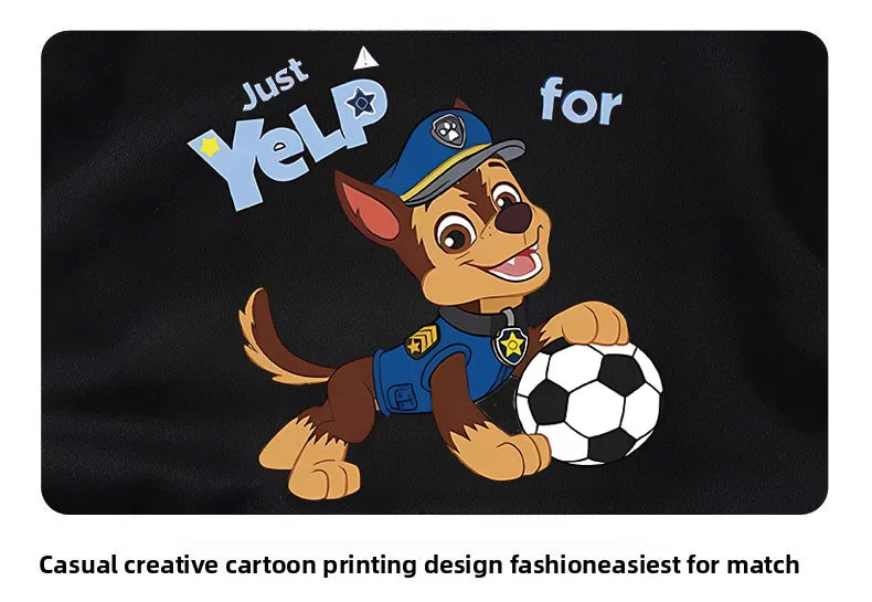 PAW Patrol primavera otoño niños jersey con cuello redondo y pantalón de chándal conjunto de dos piezas sudaderas con capucha casuales para niños conjuntos de ropa deportiva para niños traje