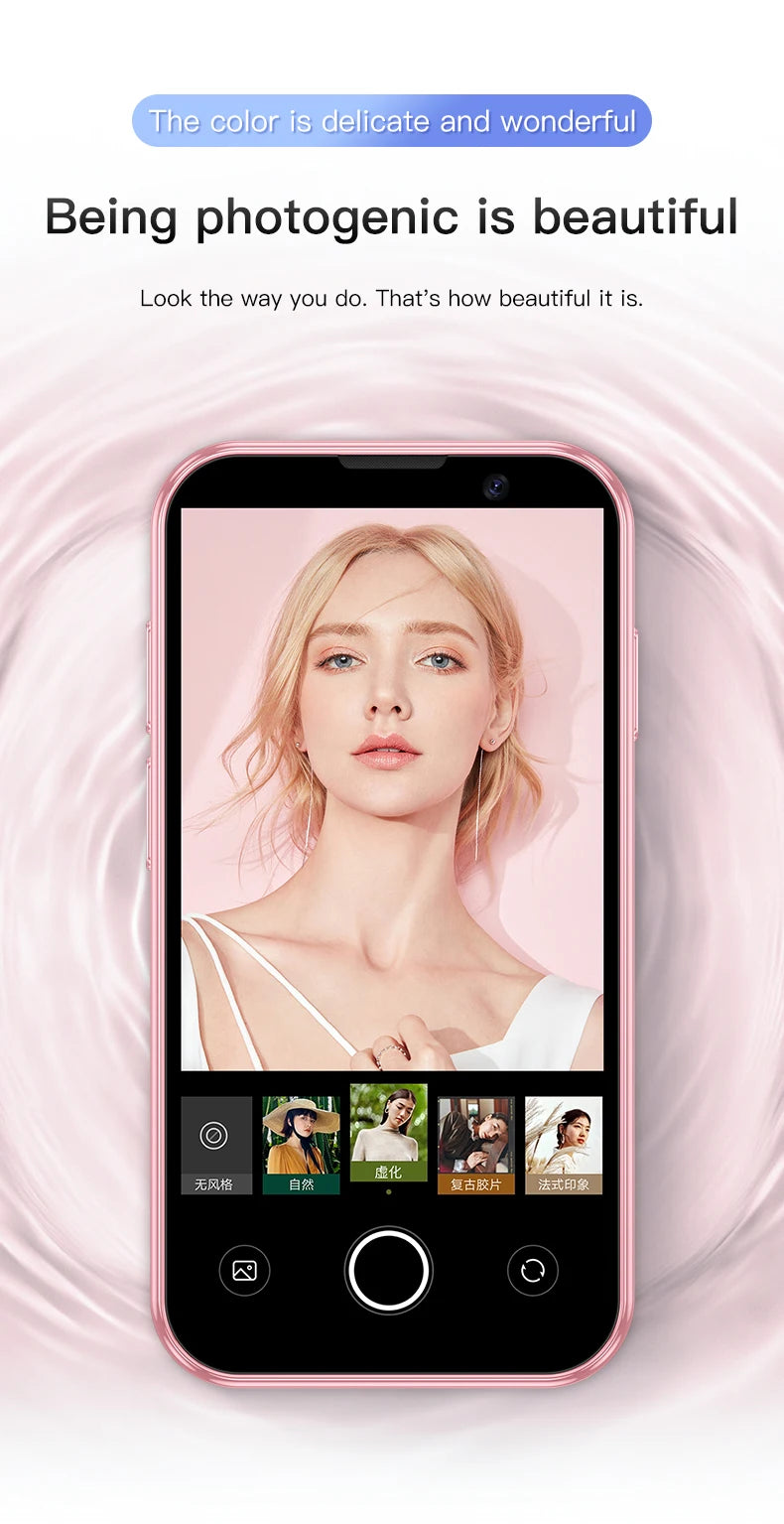 SOYES XS18 Pro 3,0 "Mini Smartphone 2GB RAM 16GB ROM reconocimiento Facial Android9.0 Dual SIM en espera 1000mAh 3G teléfono de red