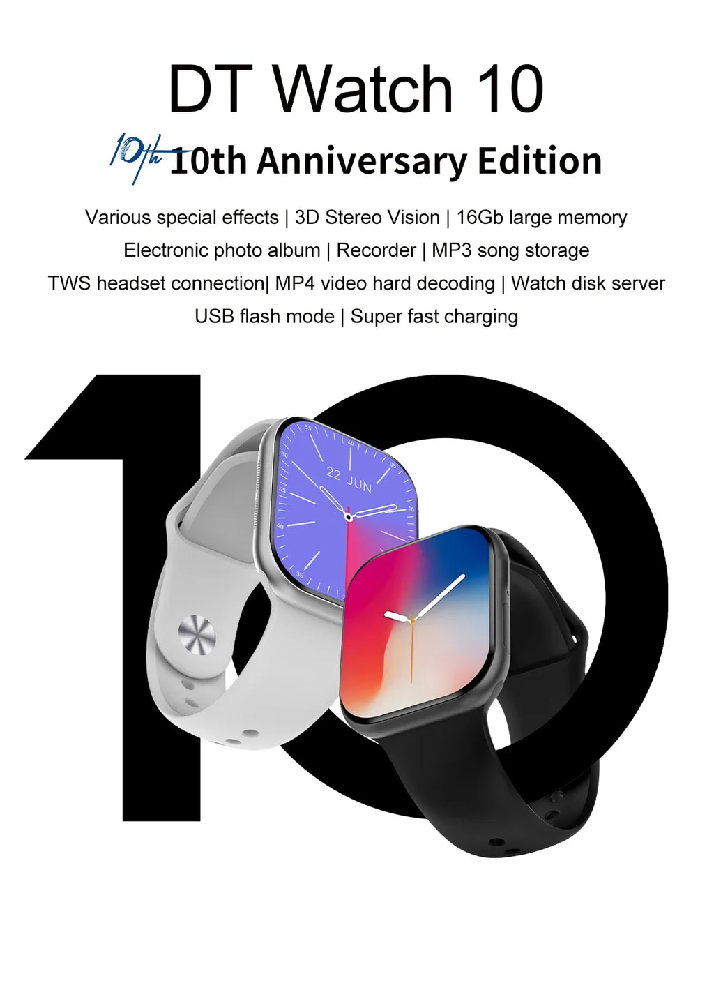 DT Watch X Mini Reloj Inteligente NFC AMOLED