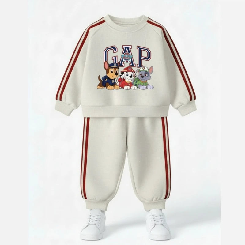 Conjuntos de ropa de manga larga para niños, chándal informal para niños, sudaderas con capucha y pantalón largo de dos piezas, nuevo estilo, primavera 2026
