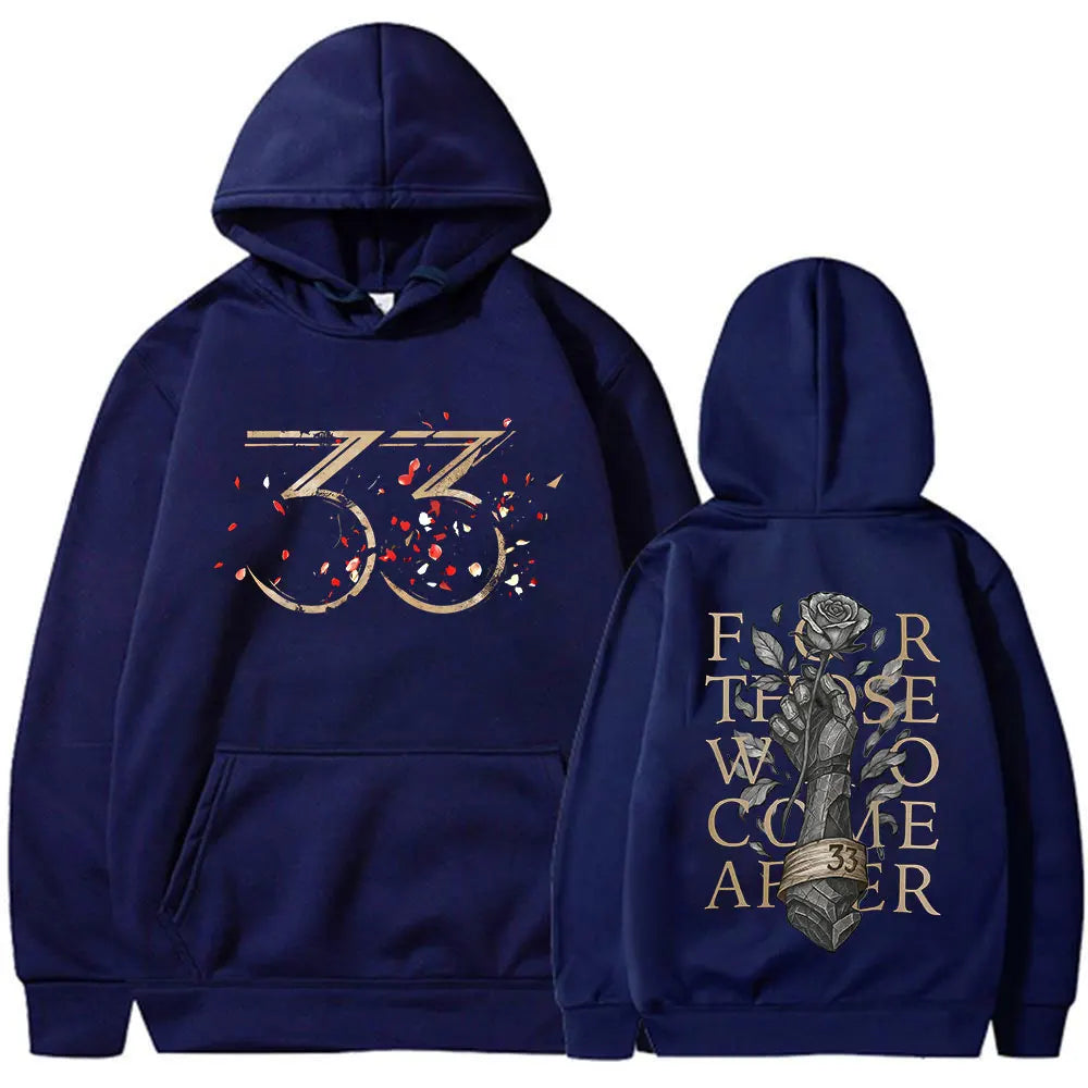 Sudadera con Capucha Clair Obscur Expedition 33, Ropa de Calle