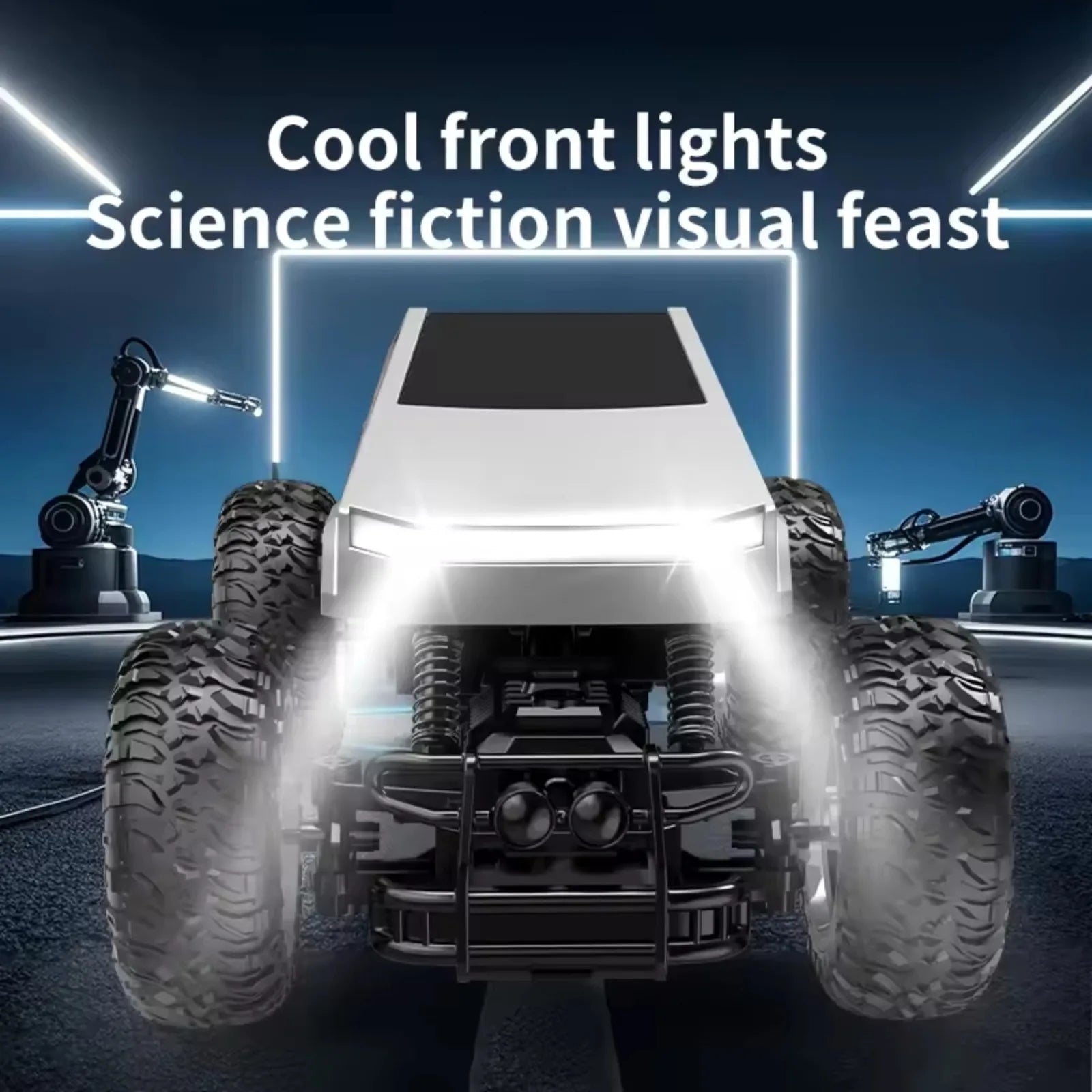 Camión RC Anfibio 4WD 1:16 con Giros 360° y Luces LED