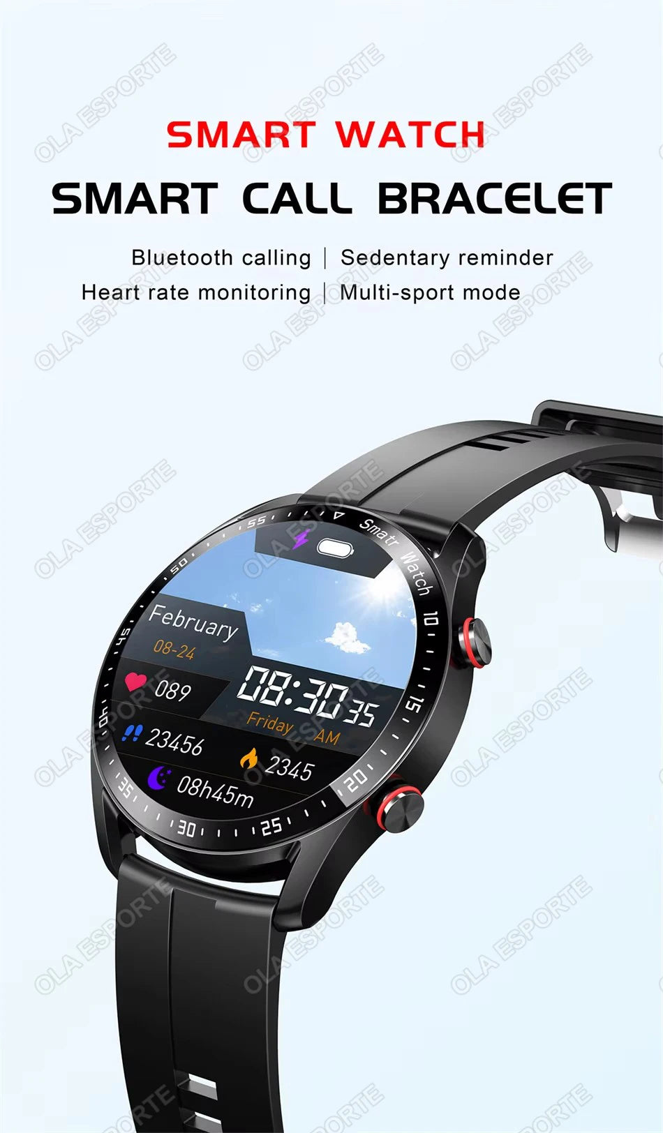 Reloj Inteligente Pantalla Táctil 1.5 Llamadas BT