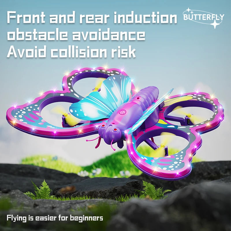 Avión RC con Detección de Gravedad, Mini Dron Quadcopter