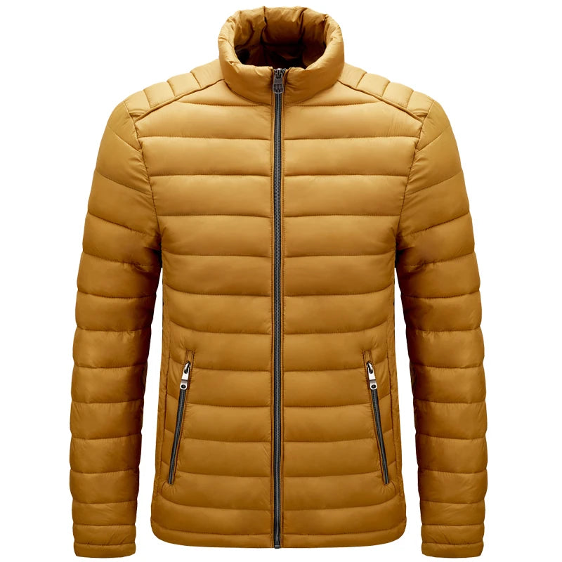 Chaqueta Acolchada con Capucha para Hombre – Abrigo de Invierno