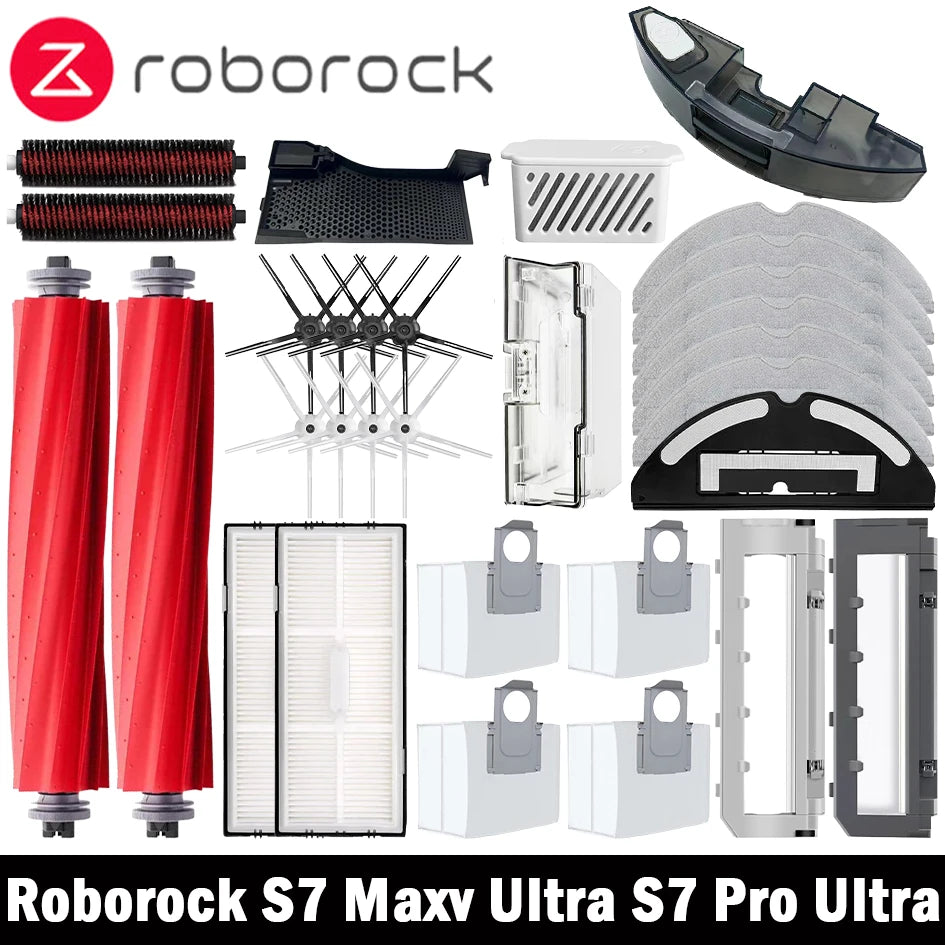 Piezas de Repuesto para Robot Aspirador S7 y S7 Pro, Cepillo, Filtro Hepa, Paño de Mopa