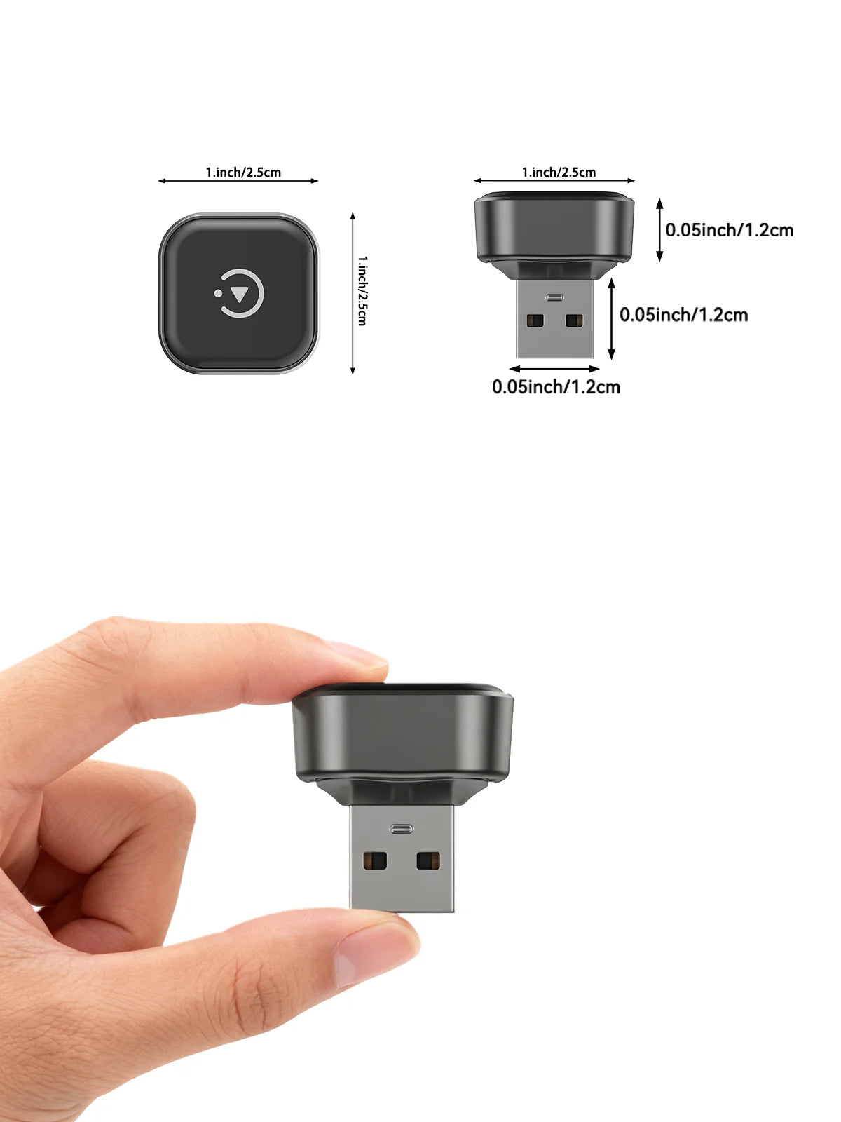 Dongle inalámbrico CarPlay y Android Auto 2 en 1, conexión automática rápida, Plug & Play compacto para iPhone Android, USB A/USB-C sin retardo