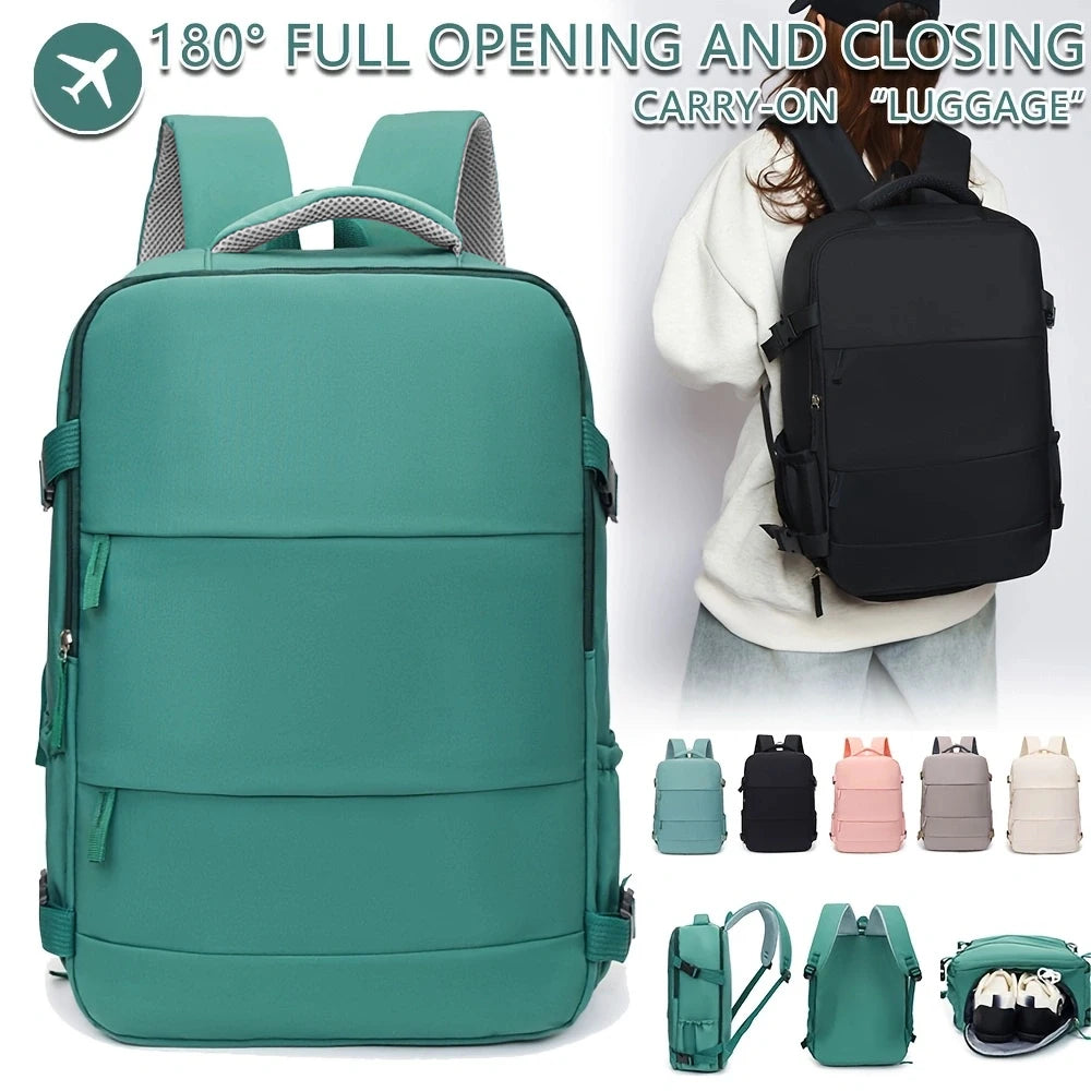 Mochila Liviana de Viaje Unisex Gran Capacidad Varios Colores