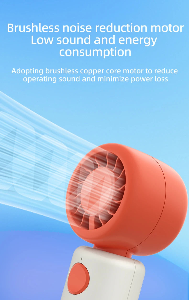 Mini Ventilador Portátil Recargable para Campamento