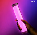 LUXCEO V8 portátil RGB luz de vídeo lámpara de jugador 2000mAh foto Video grabación Selfie iluminación luces de relleno para Vlog/YouTube