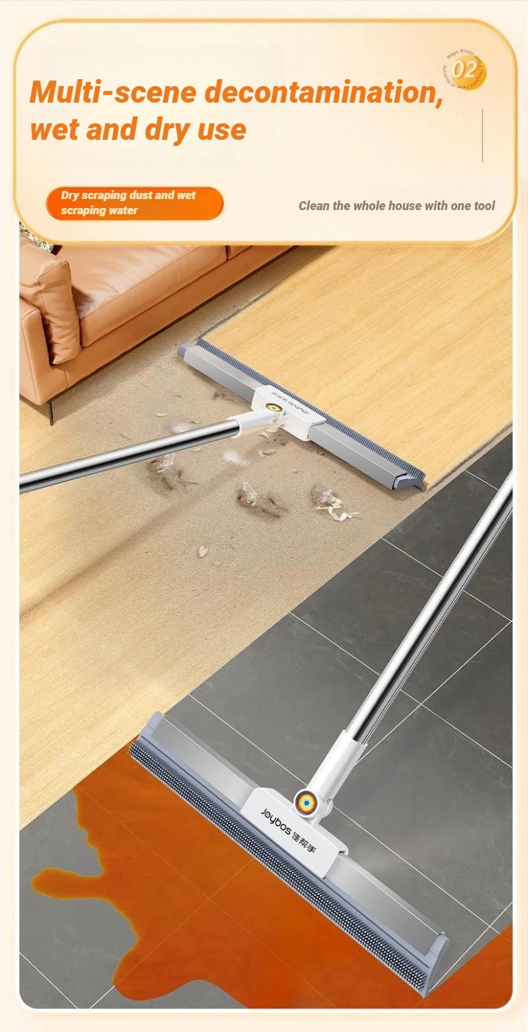Escoba mágica de silicona Joybos con raspador de agua, 30-50 cm