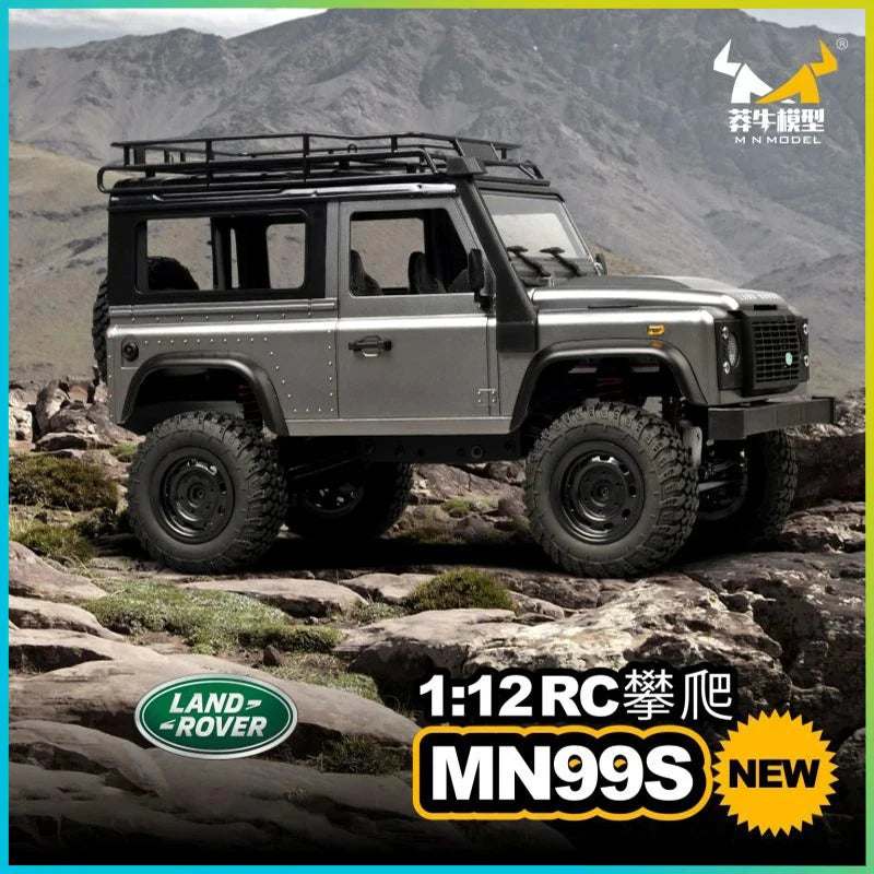 Escala 1:12 MN modelo RTR versión WPL RC coche 2,4G 4WD MN99S RC Rock Crawler MN98 MN99 Defender Pickup camión de Control remoto Juguetes