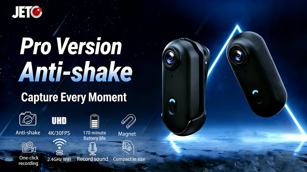 Cámara de Acción 4K Antivibración para Pesca y Moto