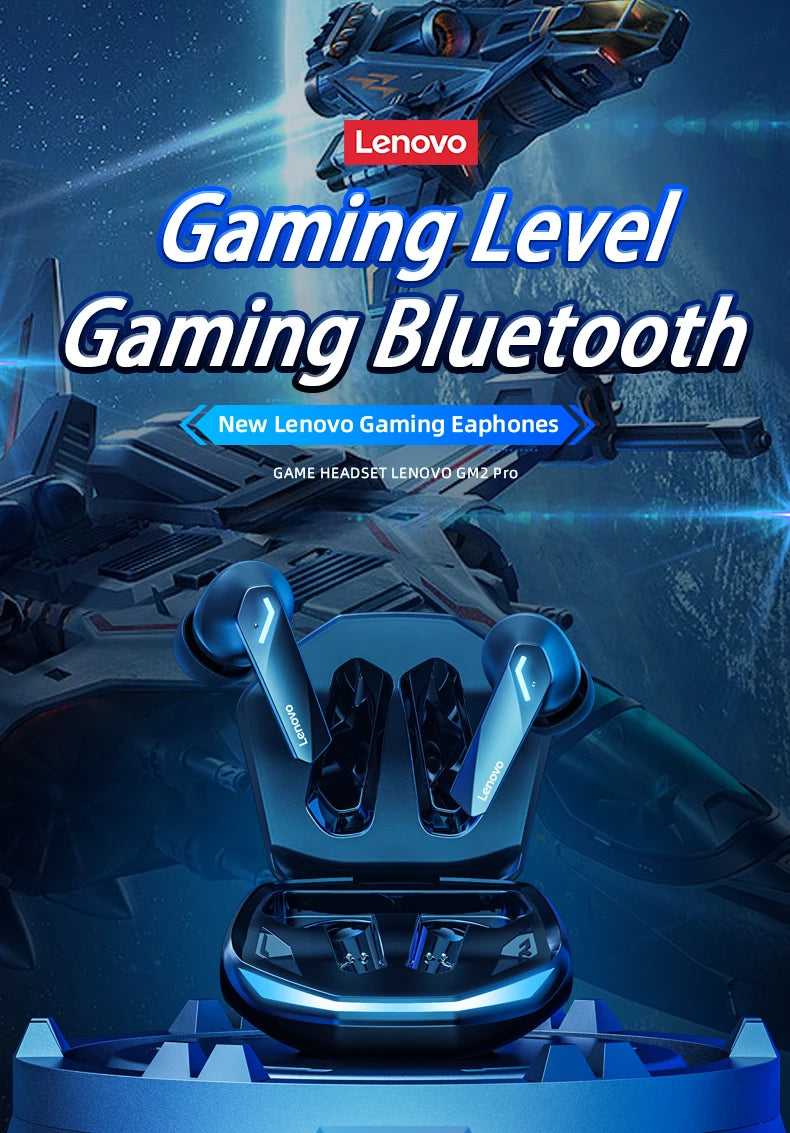 Auriculares Lenovo GM2 Pro TWS Bluetooth 5.3 ANC Gaming