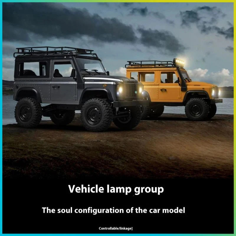 Escala 1:12 MN modelo RTR versión WPL RC coche 2,4G 4WD MN99S RC Rock Crawler MN98 MN99 Defender Pickup camión de Control remoto Juguetes