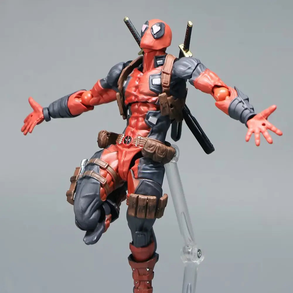 INCREDIBLE YAMAGUCHI Deadpool & Wolverine 2,0 figura de acción gris mutantes articulación móvil KAIYODO Wade modelo película juguetes para niños regalo