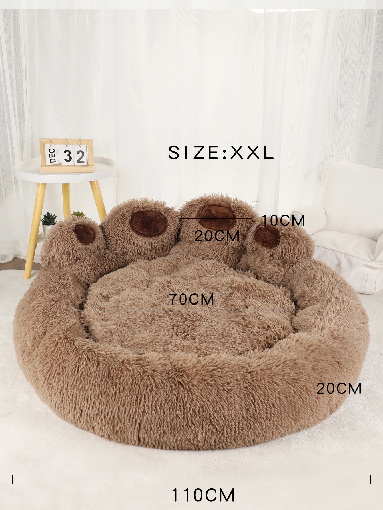 Cama Esponjosa para Mascotas – Suave y Cálida para Perros y Gatos