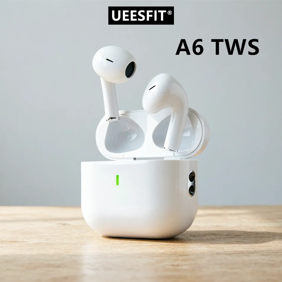 Auriculares Bluetooth TWS UEESFIT A6 con ENC y Estuche de Carga