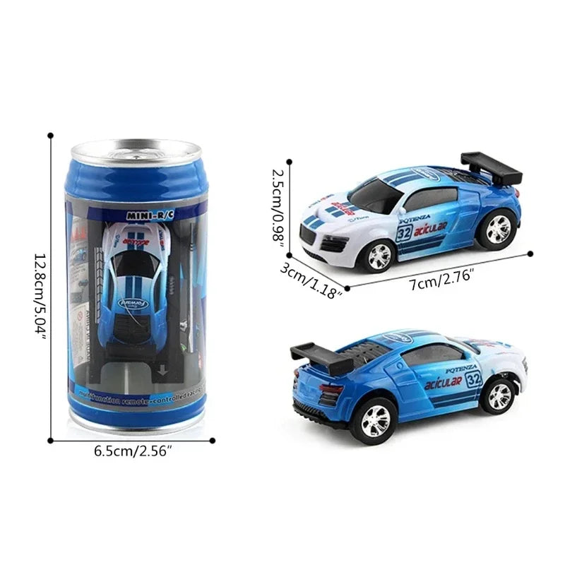 ¡Epico Mini RC Racer! Vehículo 4WD de tamaño Coke para aventuras de alta velocidad, el regalo divertido y definitivo para niños