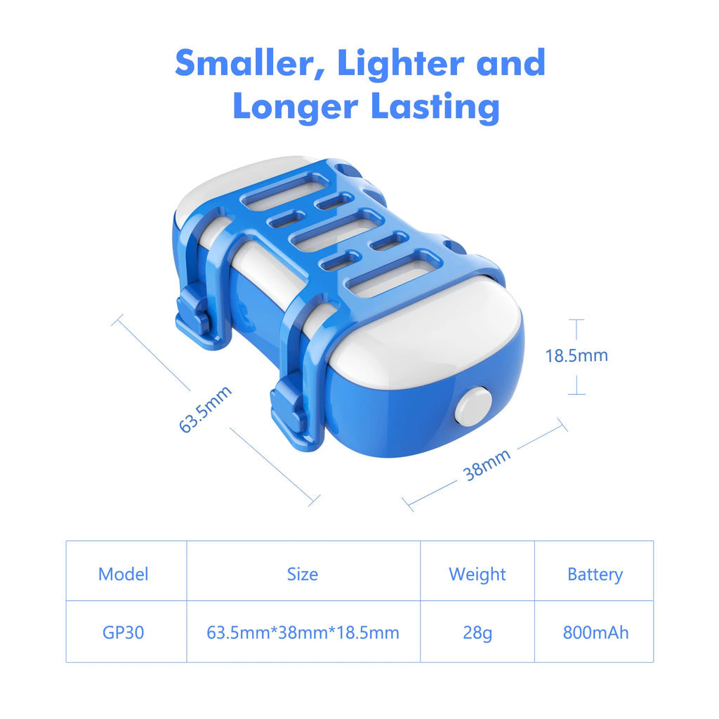 Rastreador GPS para Mascotas (Perros y Gatos) con IoT Integrado, SIM, WiFi, Seguimiento Ilimitado, Código QR, Localizador Antipérdida, Requiere Suscripción