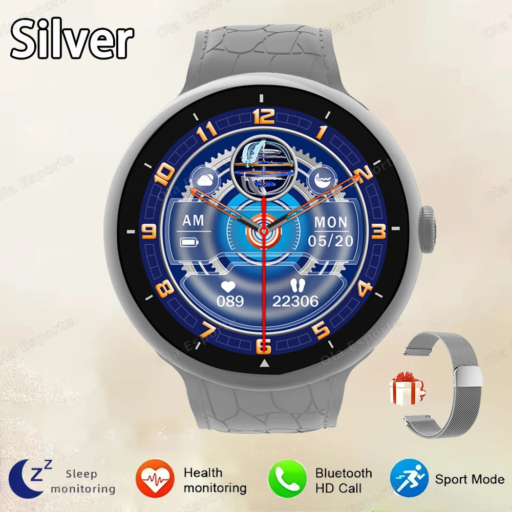 Smartwatch AMOLED con GPS, Llamadas Bluetooth y Carga Inalámbrica