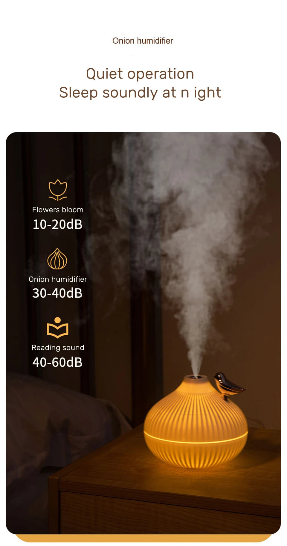 Humidificador de aire USB de 300ml, Mini difusor de Aroma de agua con luz LED nocturna cálida para el hogar, Humidificador ultrasónico de niebla fría