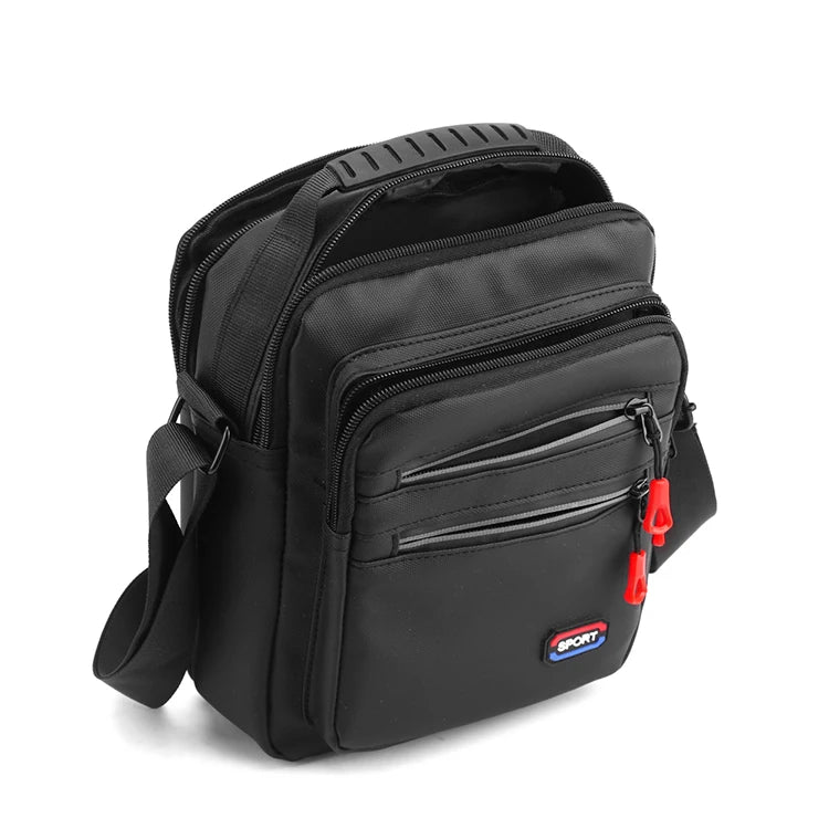 Bolso bandolera de negocios para hombre, bolso de hombro de oficina y ocio, para papá y marido (regalo de aniversario)